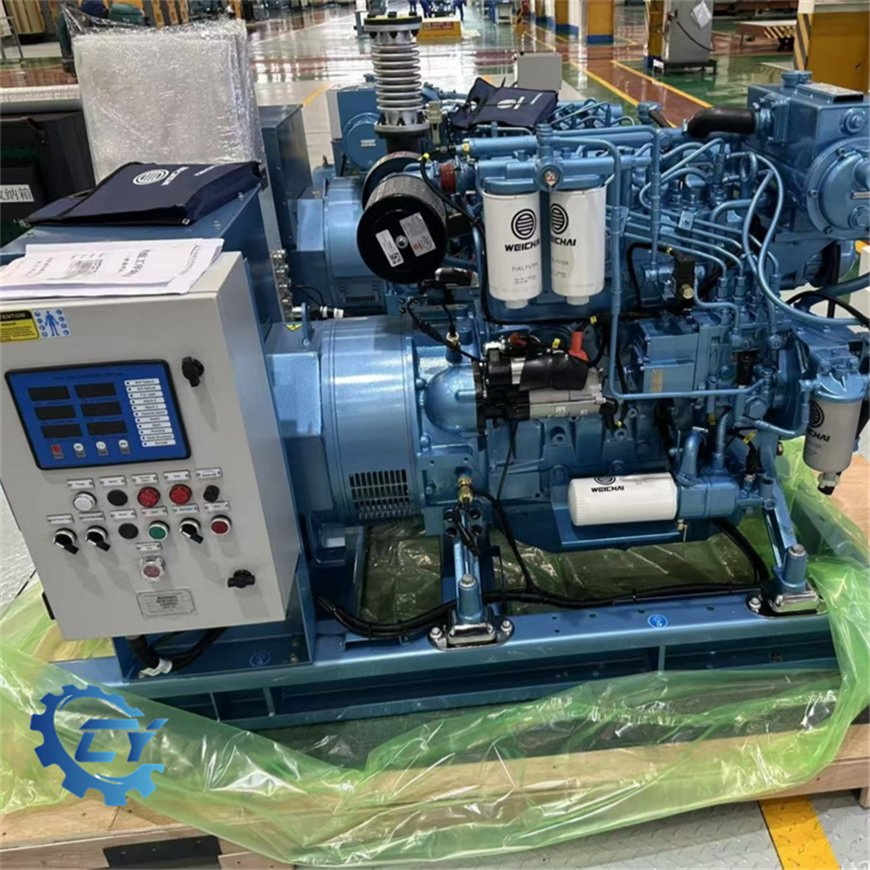 محرك ديزل بحري صامت 50kw مجموعة مولدات بحرية مفتوحة الصين
