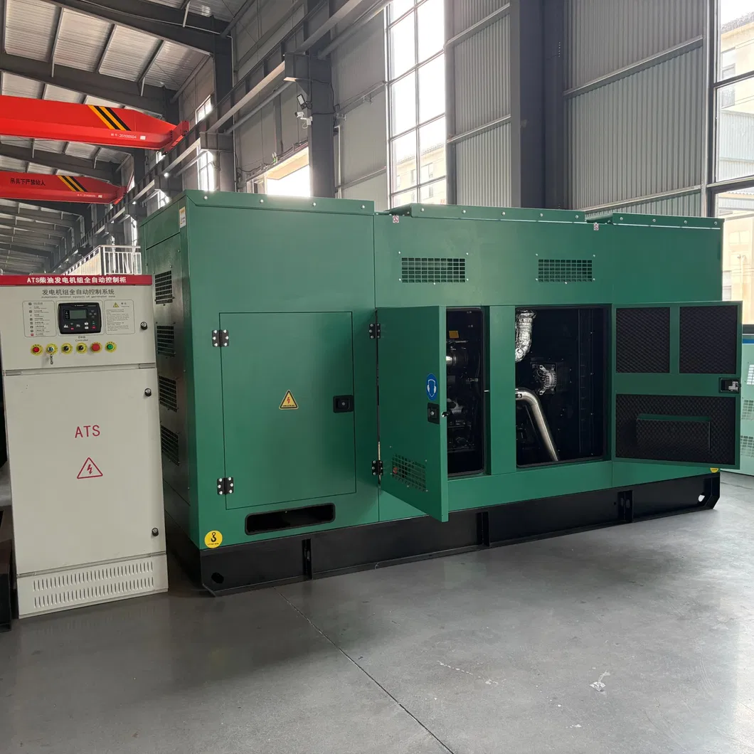 Bc625GF/S Soundproof Diesel Generator Set Side View