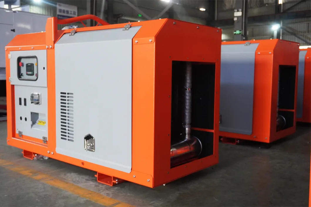 مولد ديزل صامت بمحرك ياباني كوماتسو بمستوى ضوضاء منخفض 20kw 30kw