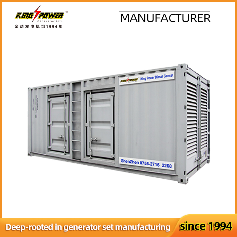 بدء سهل مولد ديزل صامت مبرد بالماء منخفض الضوضاء 540W/675kVA