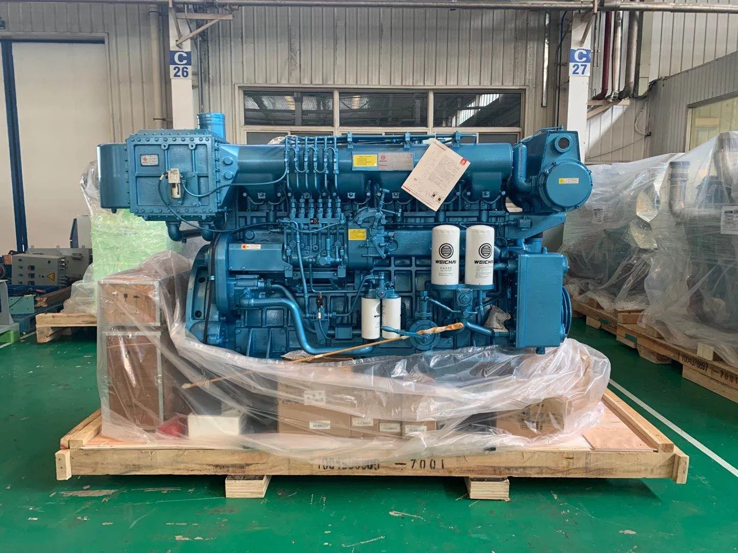 50kw مجموعة مولدات بحرية تعمل بالديزل من شانغتشاي المبردة بالماء (D50S3GC)