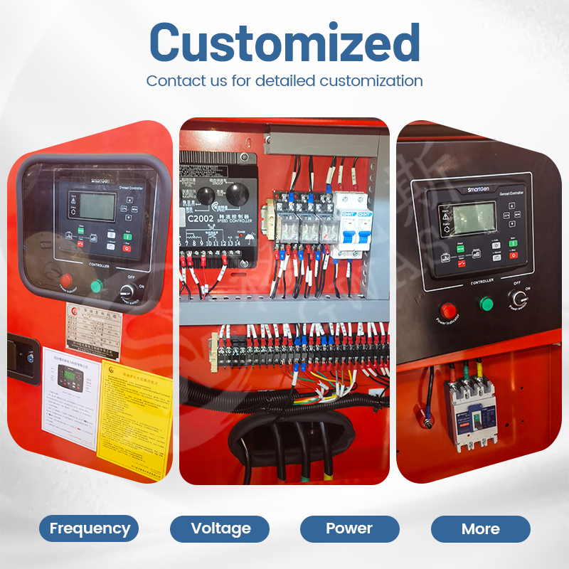 250kVA Prime Power Open Diesel Generator 200W Diesel Genset Open Frame Generator Set for Long Time Continuous Operation