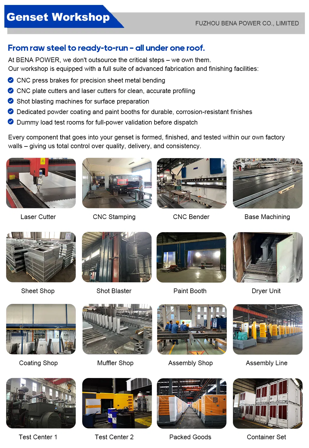 Factory Direct Sale Diesel Generator Set High Efficiency Emergency Backup Power for Factory Hotel Mall