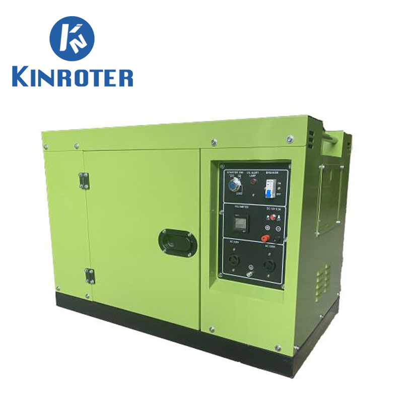 مولدات ديزل مدمجة وصامتة تعمل بالتبريد بالهواء 3kw-15kw للاستخدام السكني والتجاري
