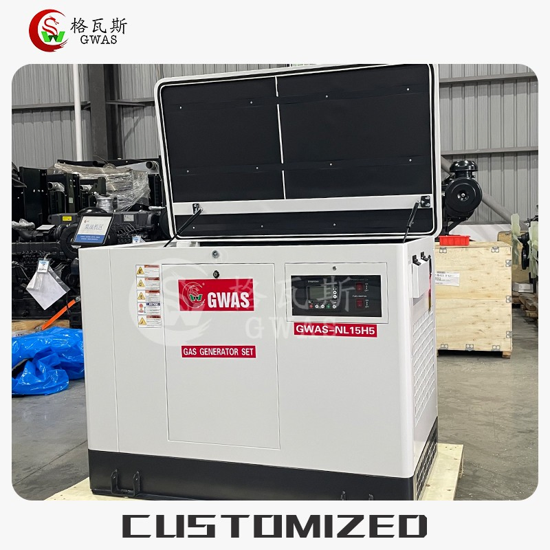 مولد غاز صامت صديق للبيئة 30kVA 400V 50Hz انبعاثات نيتروجين منخفضة للمدرسة