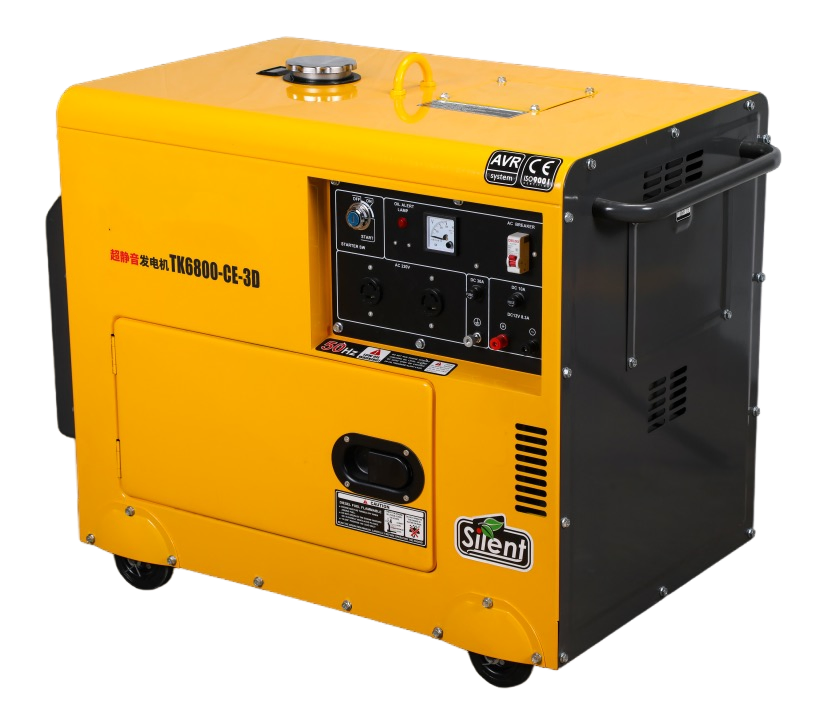 3kw 4kVA 5.5kw 7kVA 6kw 7.5kVA 7kw 9kVA 9kw 11kVA 10kw 12.5kVA 11kw 12kw 15kw 18kVA مولد ديزل صامت مبرد بالهواء ذو أسطوانة مزدوجة رباعية الأشواط بدء إلكتروني