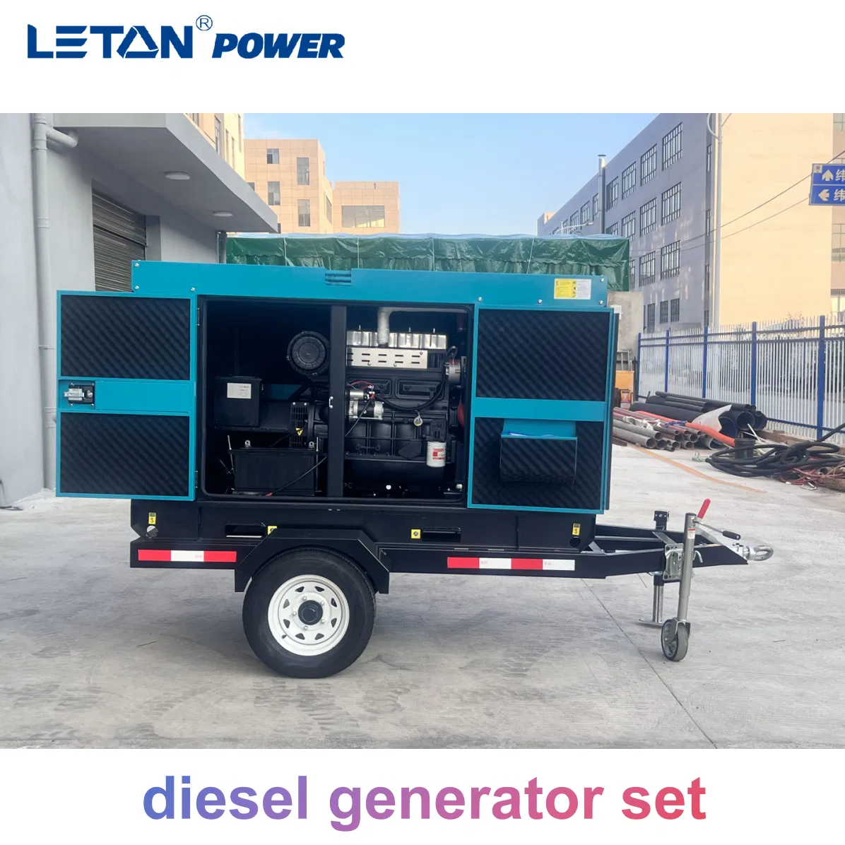 ليتون باور 20kVA 30kVA 40kVA مولد ديزل للطاقة الرئيسية للاستخدام المنزلي عالي الجودة 60Hz 1/3 معتمد من CE