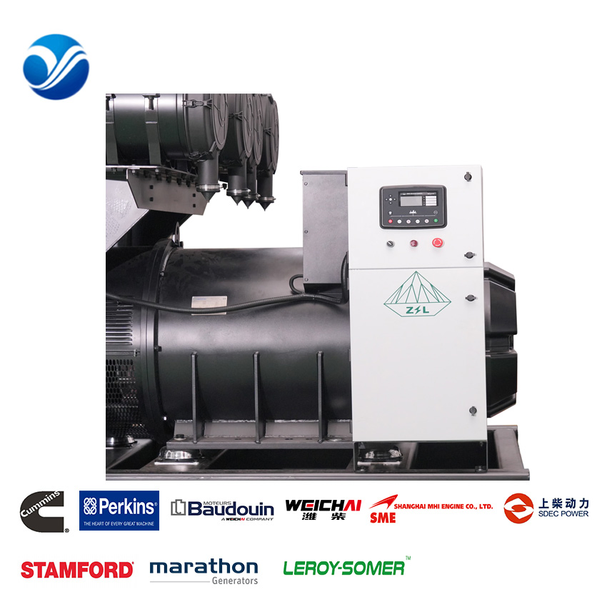 مجموعة مولدات كامينز 200kVA 400kVA 600kVA 800kVA نوع ديزل صامت 400V 50Hz مع التحكم عن بُعد ATS