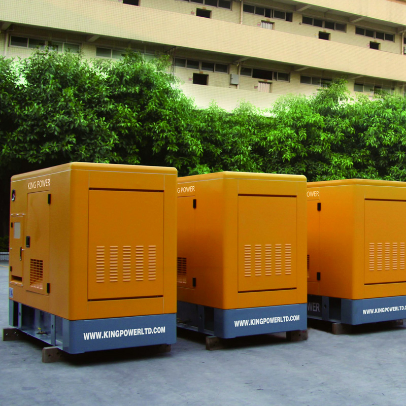 بدء سهل مولد ديزل صامت مبرد بالماء منخفض الضوضاء 540W/675kVA