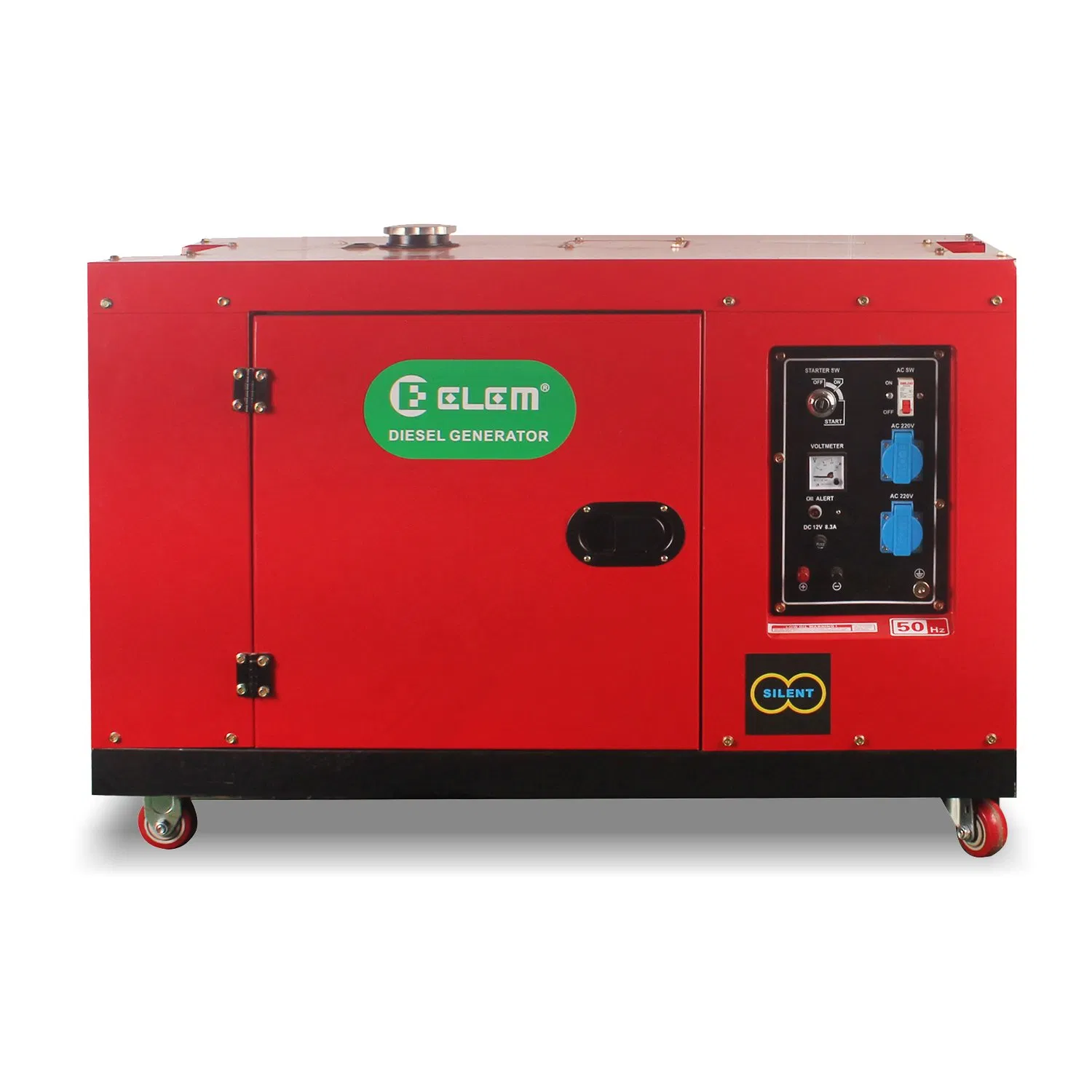 مولد صناعي خارجي منخفض الضوضاء 5kVA مصنع صيني مولد ديزل صامت