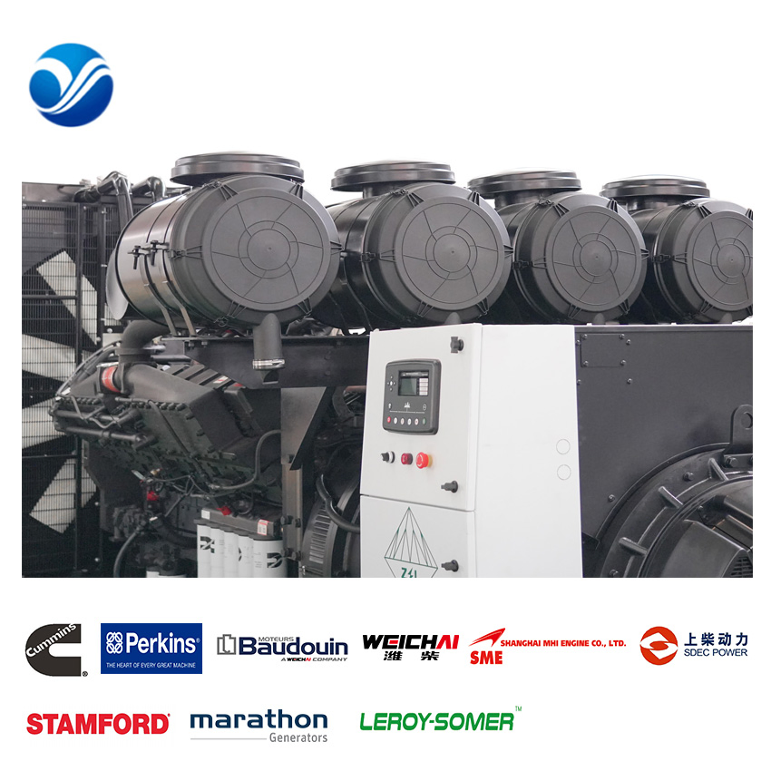 مجموعة مولدات كامينز 200kVA 400kVA 600kVA 800kVA نوع ديزل صامت 400V 50Hz مع التحكم عن بُعد ATS