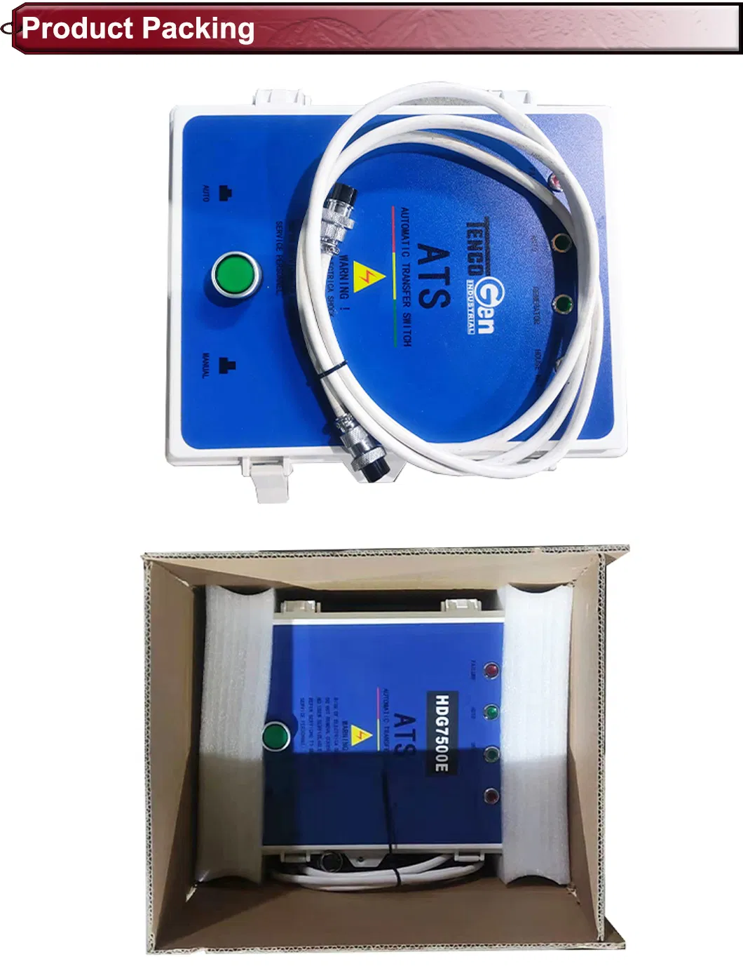 مفتاح تحويل تلقائي مزدوج الطاقة عالي الجودة 250A/250AMP ATS