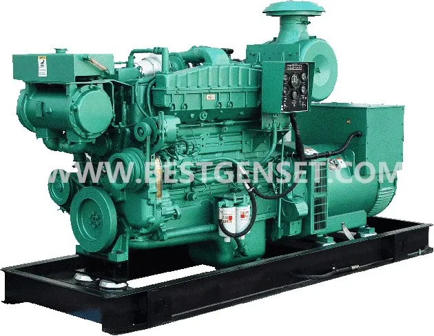 500kw كامينز Kta19-Dm الاستخدام الرئيسي مولد ديزل بحري سعر