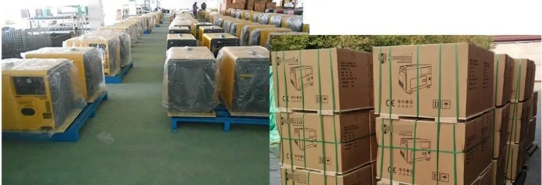 مولدات ديزل مدمجة وصامتة تعمل بالتبريد بالهواء 3kw-15kw للاستخدام السكني والتجاري