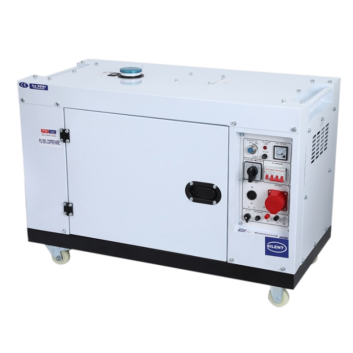 3kw 4kVA 5.5kw 7kVA 6kw 7.5kVA 7kw 9kVA 9kw 11kVA 10kw 12.5kVA 11kw 12kw 15kw 18kVA مولد ديزل صامت مبرد بالهواء ذو أسطوانة مزدوجة رباعية الأشواط بدء إلكتروني