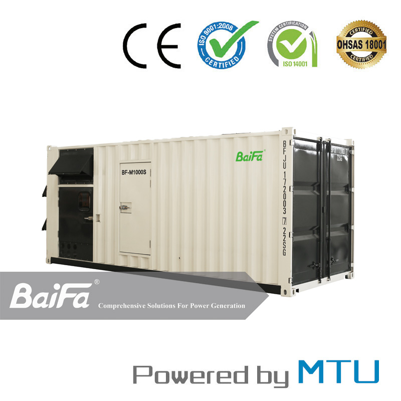 880kw حاوية 20FT مولد كهربائي يعمل بالديزل مزود بمحرك ميتو