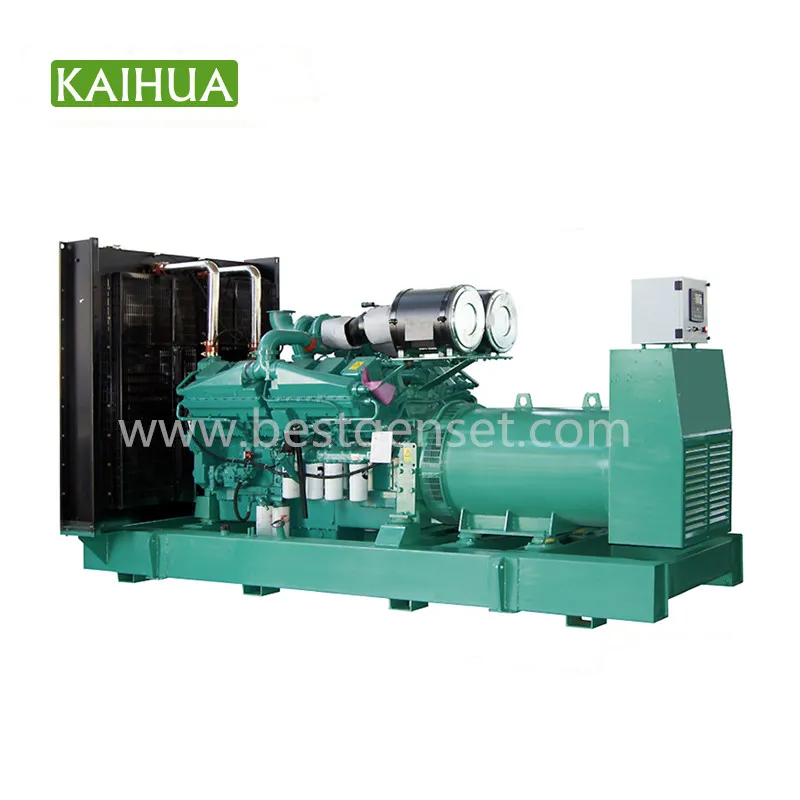 مولد ديزل كمنز مجموعة كهربائية حاكم كهربائي 1000kVA/800kw صامت مظلة