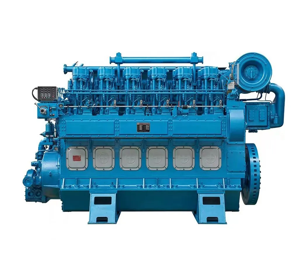 L126ti 265kw-294kw مجموعة مولدات محرك الديزل البحري للسفن للاستخدام في القوارب
