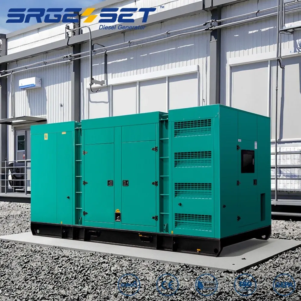 200kVA مولد ديزل صامت مثبت على مقطورة 400V 50Hz 1500rpm احتياطي
