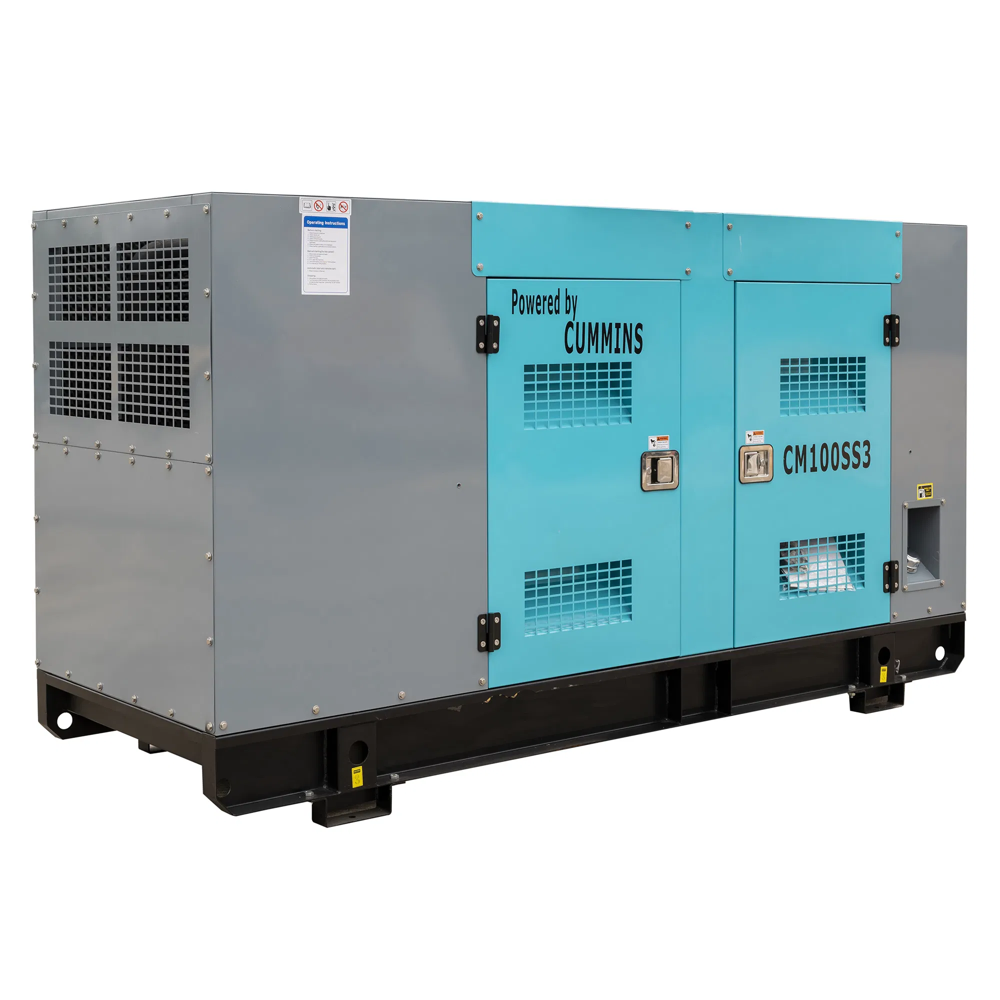 50Hz 60Hz 220V 440V 3 مرحلة 1 مرحلة 20kVA 25kVA 30kVA 40kVA 50kVA 60kVA 100kVA 120kVA 150kVA مولد طاقة منخفض الضوضاء نوع ديزل