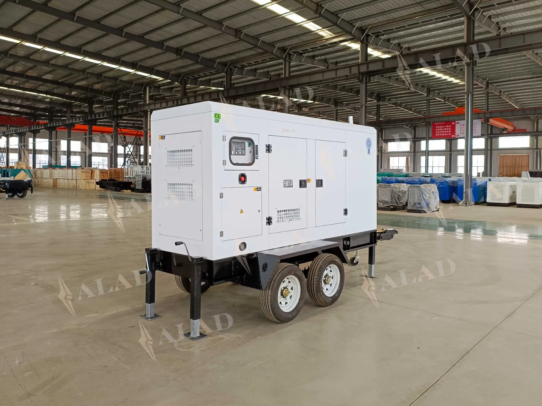 مولد ديزل كمنز مثبت على مقطورة 300kVA 350kVA 400kVA للتعدين