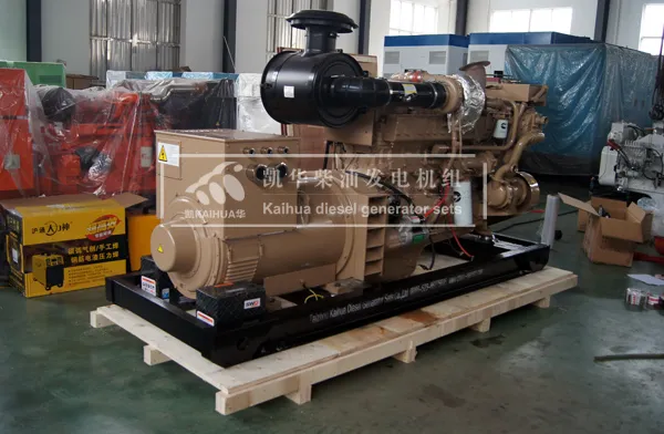 500kw كامينز Kta19-Dm الاستخدام الرئيسي مولد ديزل بحري سعر