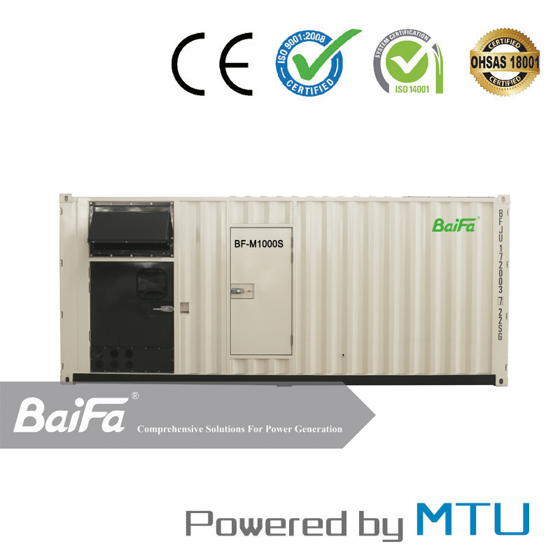 880kw حاوية 20FT مولد كهربائي يعمل بالديزل مزود بمحرك ميتو