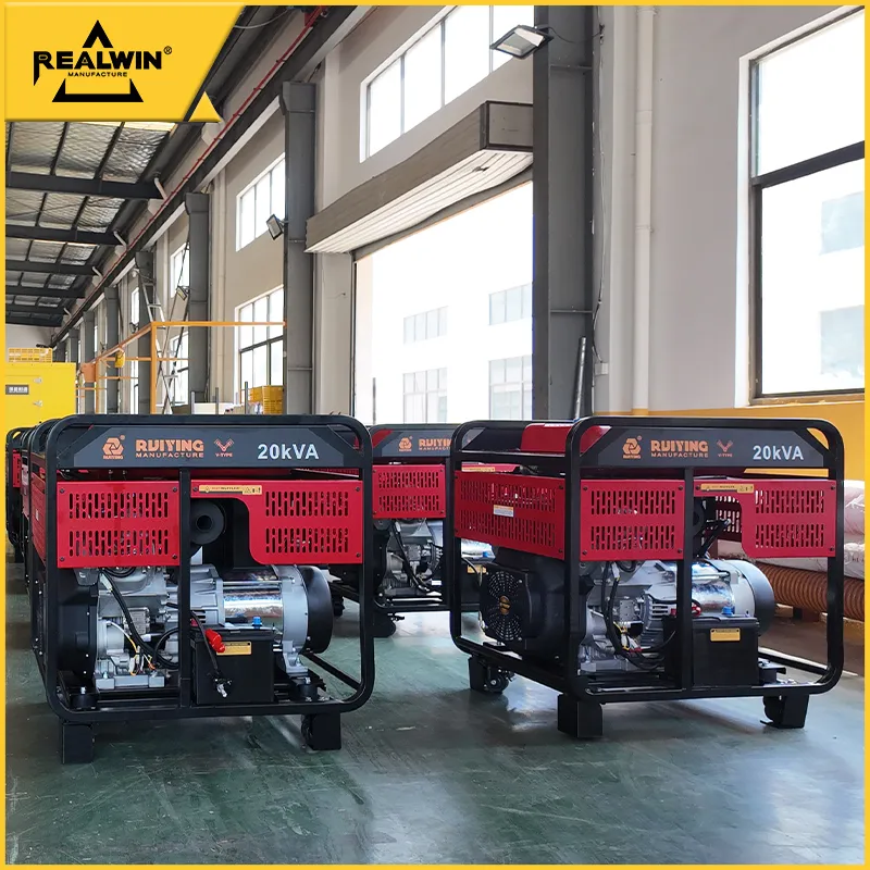 مولد ديزل مبرد بالهواء 20kVA للطوارئ المنزلية الاحتياطية