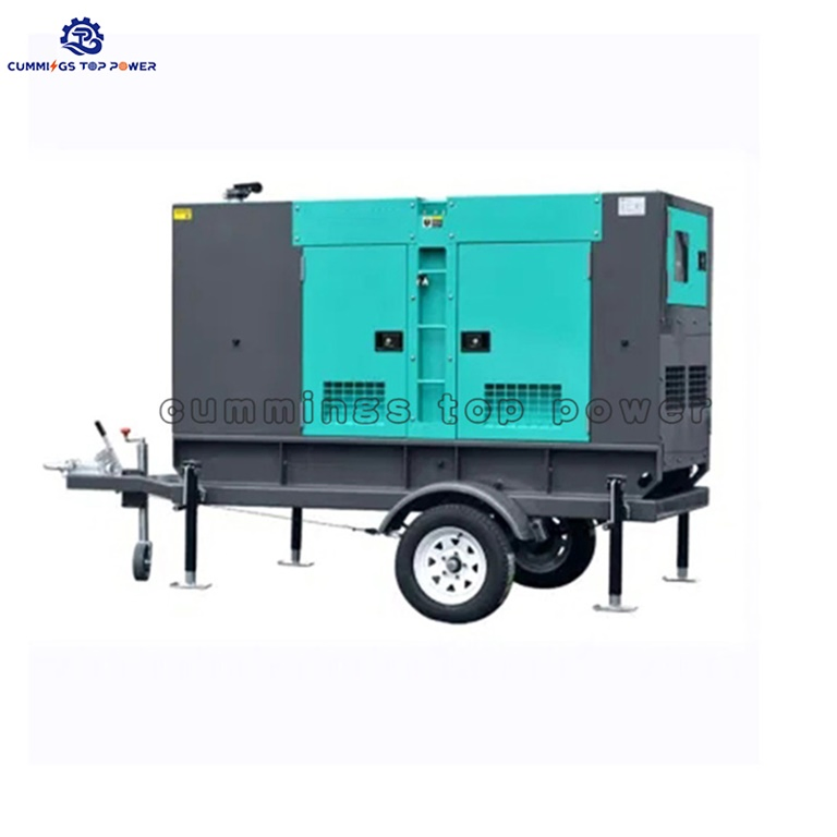 125kVA 20kVA 15 كيلوفولت أمبير 10kw ويشاى Wp6d132e200 مولد كهربائي ديزل صامت منخفض الضوضاء على مقطورة متنقلة