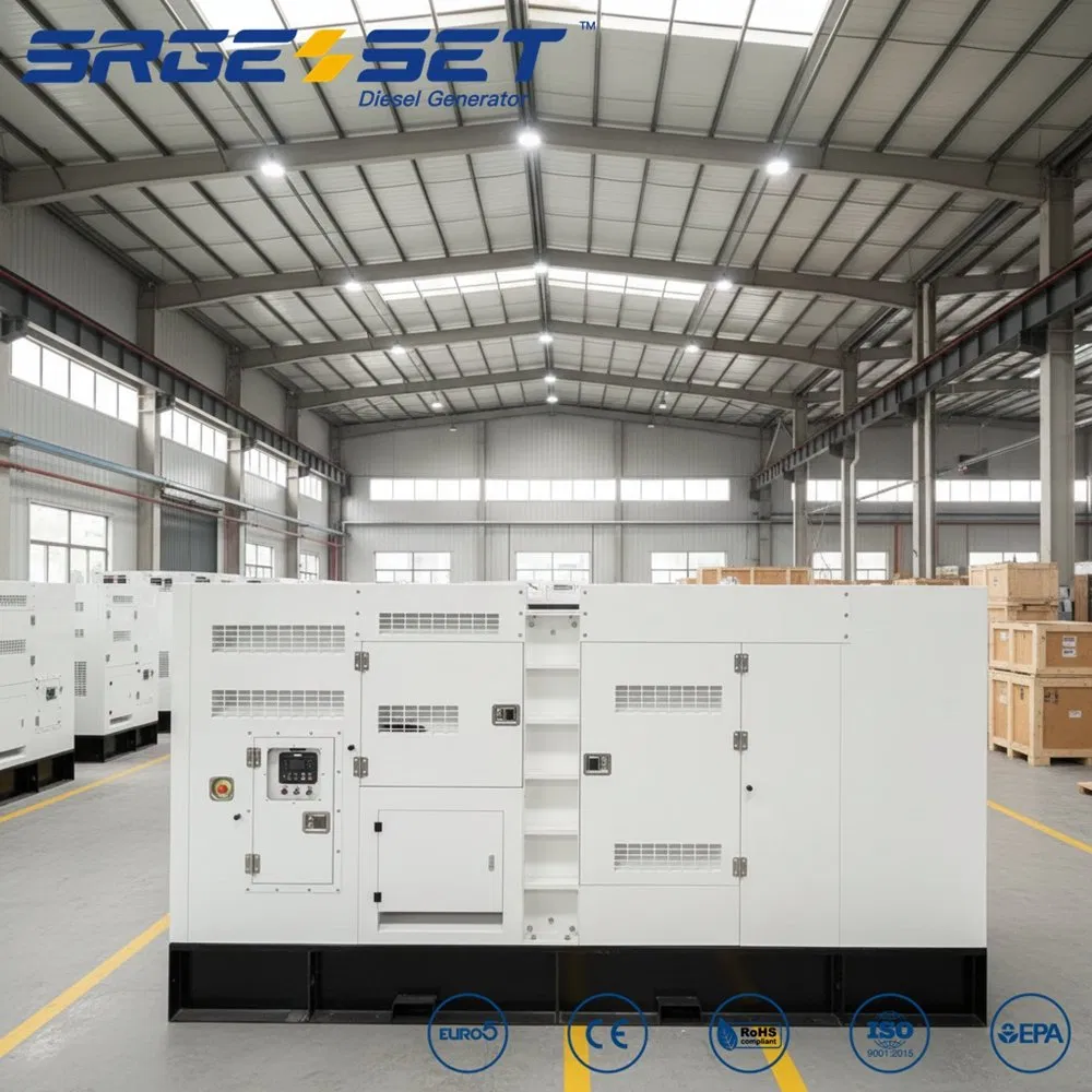 200kVA مولد ديزل صامت مثبت على مقطورة 400V 50Hz 1500rpm احتياطي