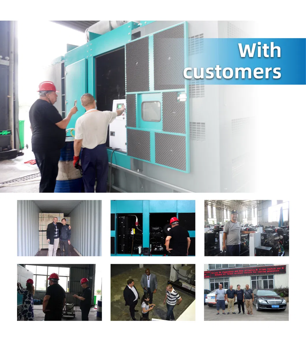 صناعة الصين توريد OEM نوع صامت 250kw مجموعة مولدات ديزل ويشاي