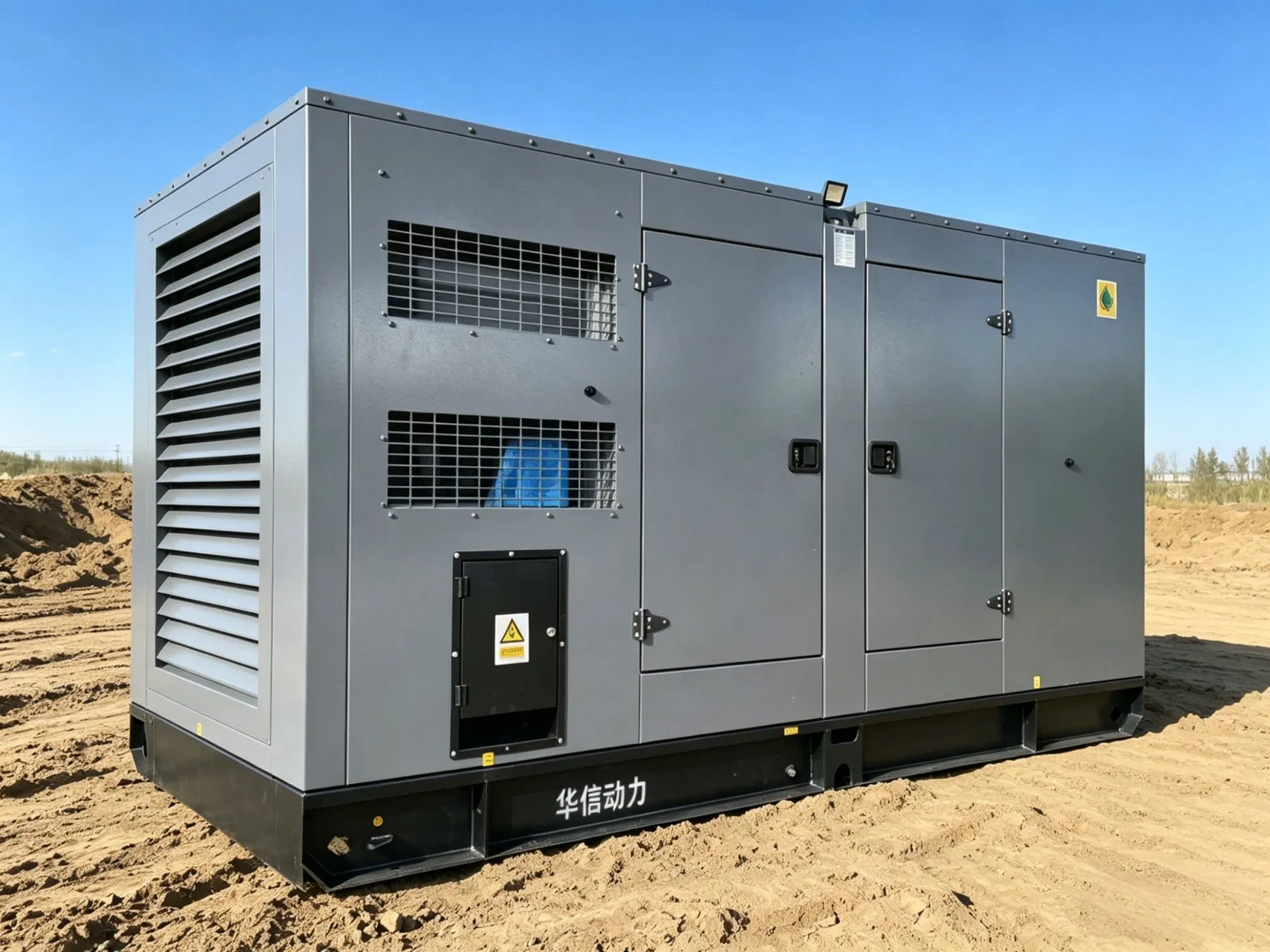 50kw- 500kw مولد ديزل صامت منخفض الضوضاء مع غطاء عازل للصوت ومحرك بيركنز لمختلف الصناعات