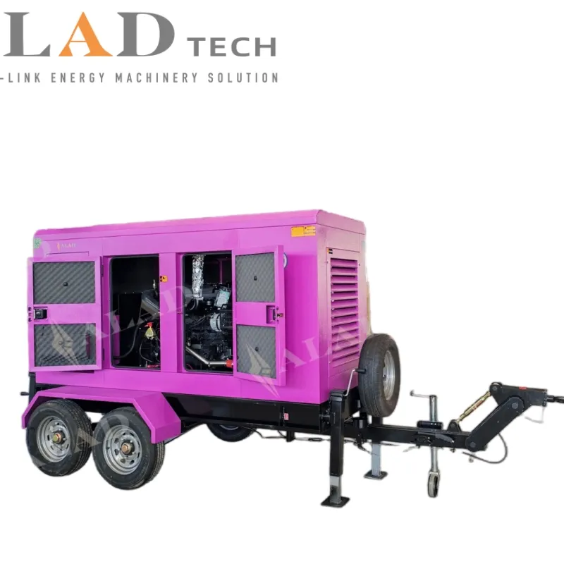 مولد ديزل نوع مقطورة منخفض الضوضاء 20-1200kw