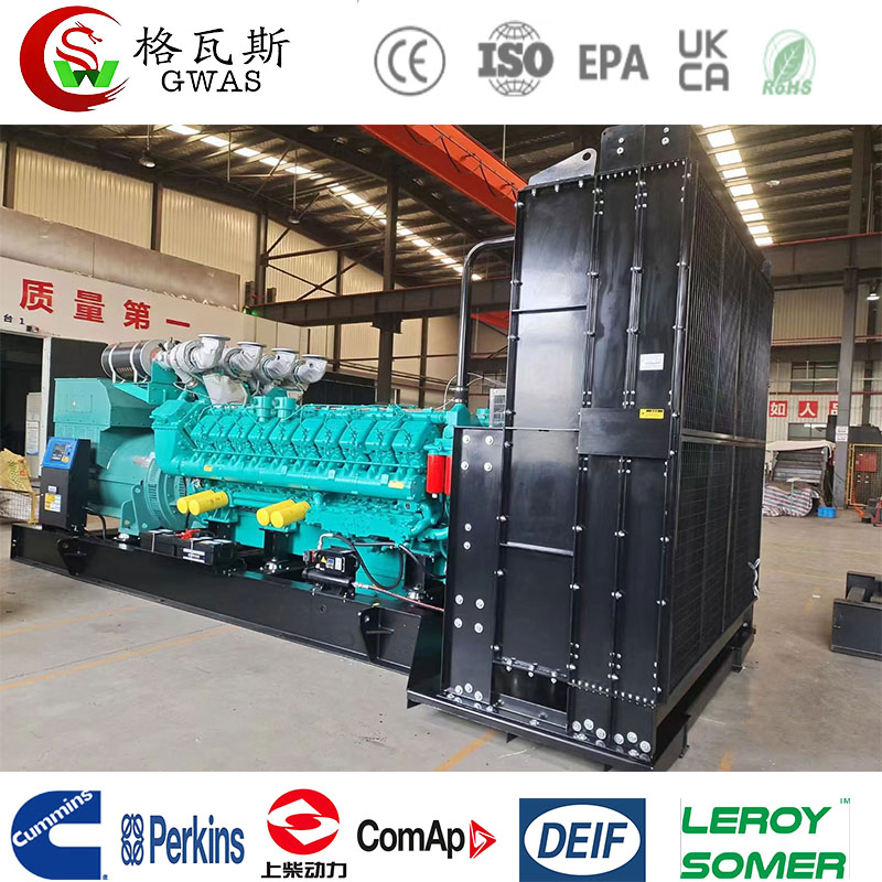 640kw/800kVA مجموعة مولدات الديزل المفتوحة للأحمال الثقيلة والتشغيل المستمر