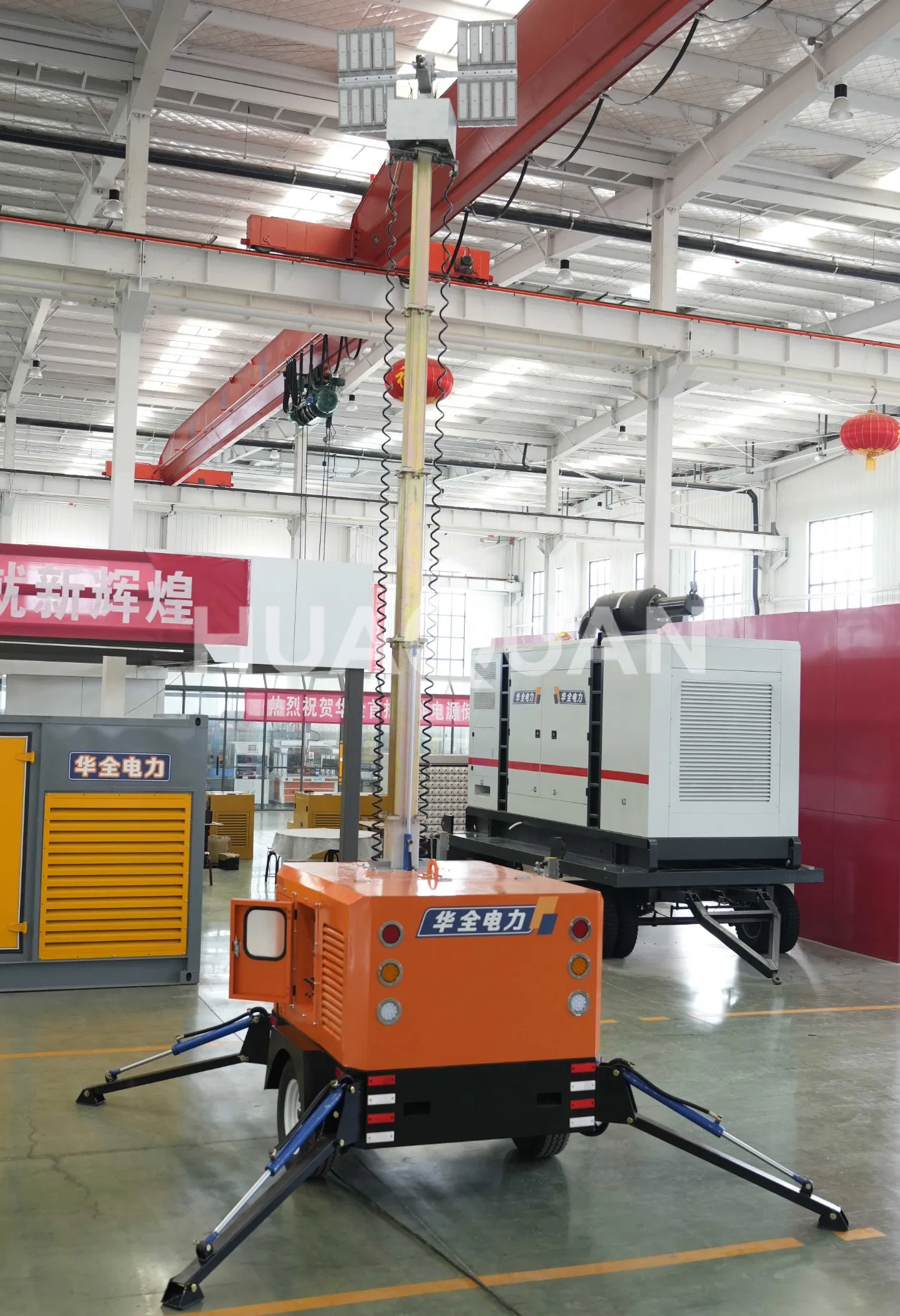 15kw مجموعة مولدات الديزل المتنقلة لأبراج الإضاءة الفعالة