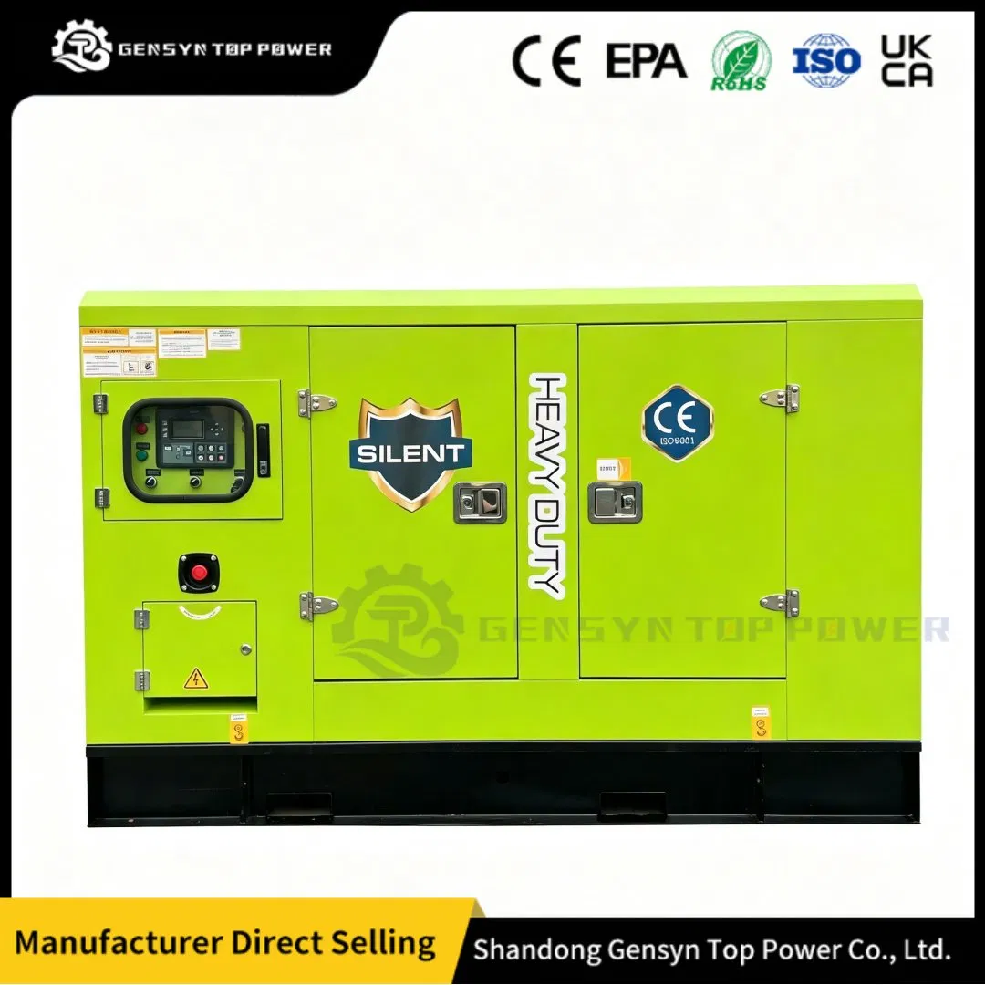 50kVA 80kVA 500kVA مجموعة مولدات الديزل الصامتة ذات التحكم التلقائي في طاقة النسخ الاحتياطي للمصنع