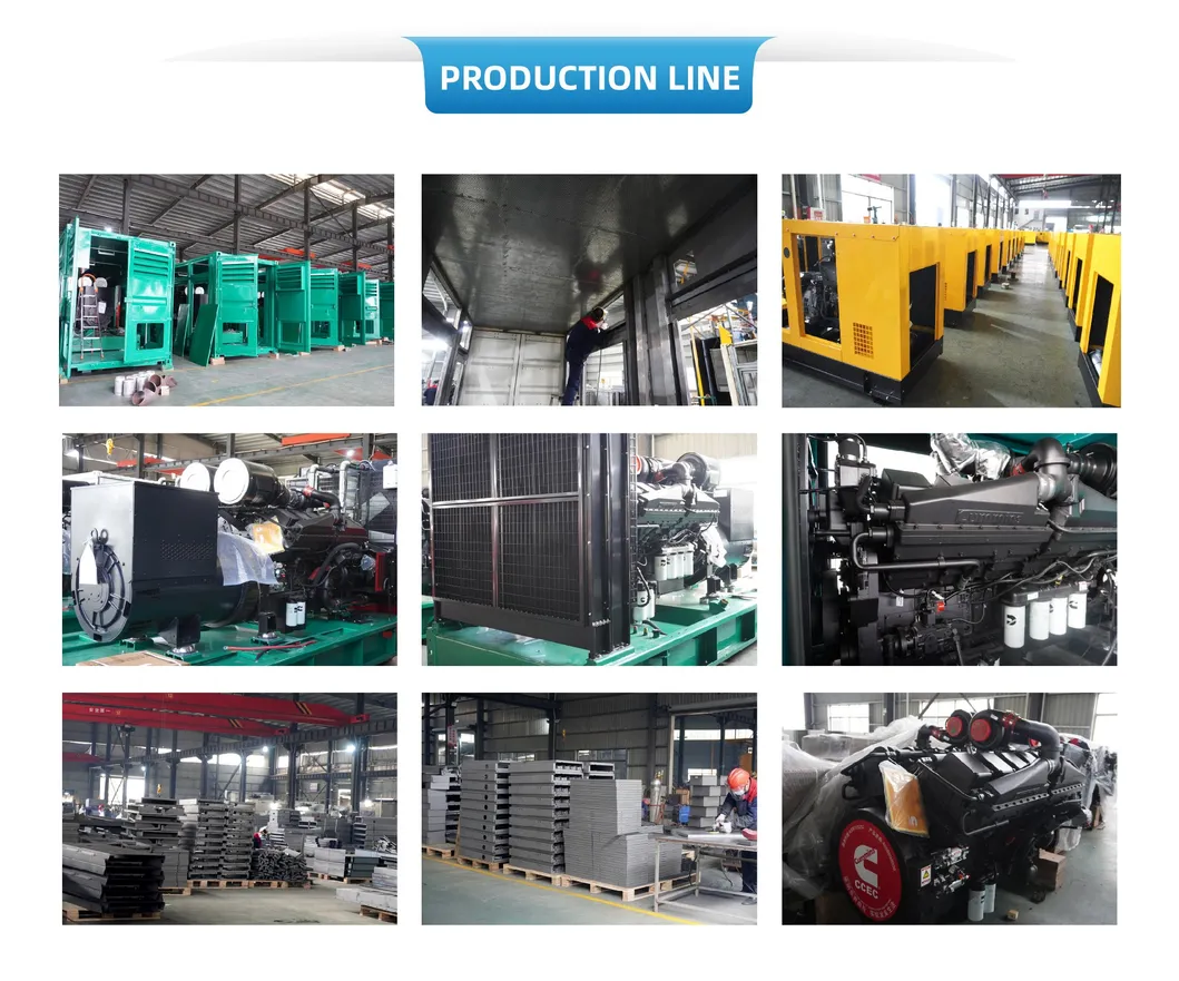 صناعة الصين توريد OEM نوع صامت 250kw مجموعة مولدات ديزل ويشاي