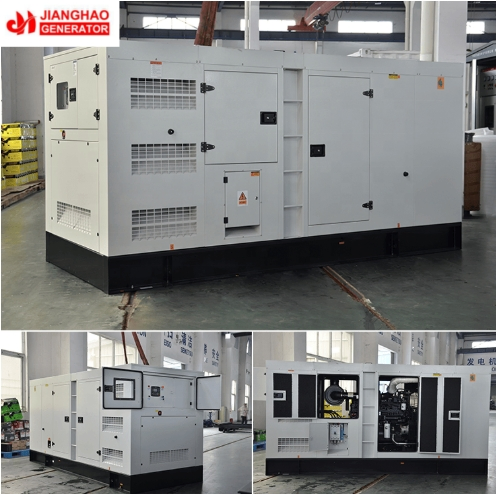 مولد ديزل صامت منخفض الضوضاء 200kVA 160kw نوع مفتوح بيركنز يوتشاي يانمار كمنز بدء تلقائي