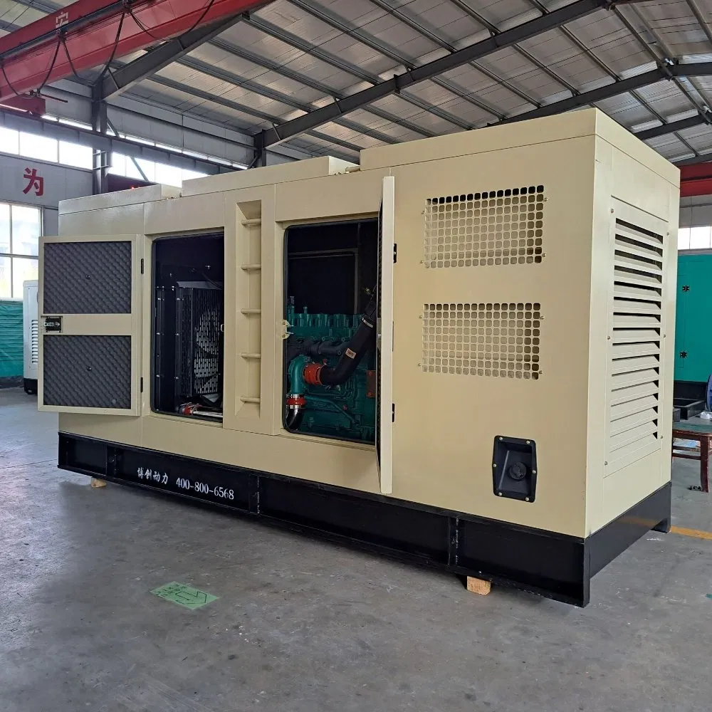 مجموعة مولدات الديزل الصامتة الاحتياطية من ويشاى 200kw مع مفتاح تحويل تلقائي 2-3500kw