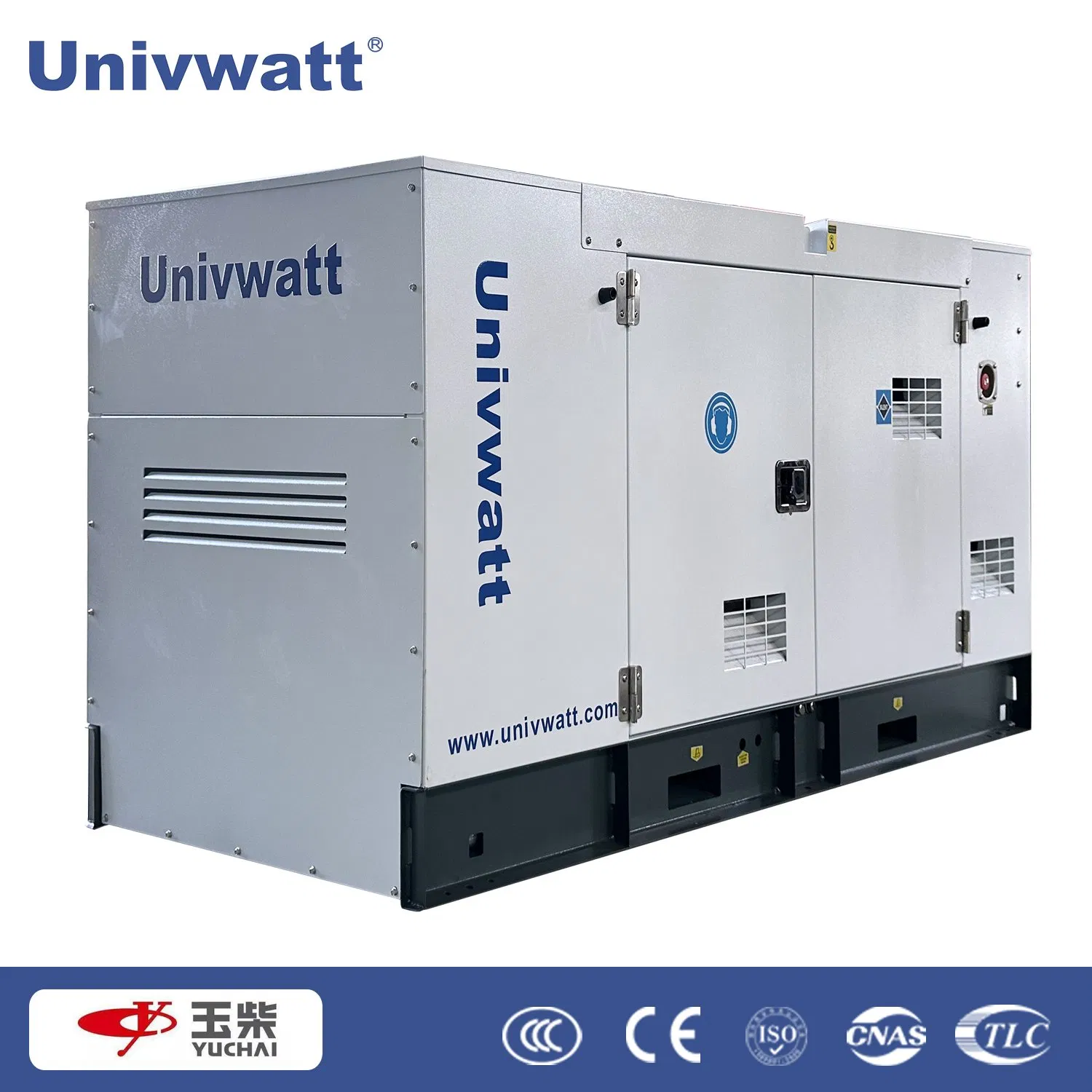 600kw / 750kVA مجموعة مولدات الديزل الكهربائية الصامتة من يوتشاي للاستخدام المستمر