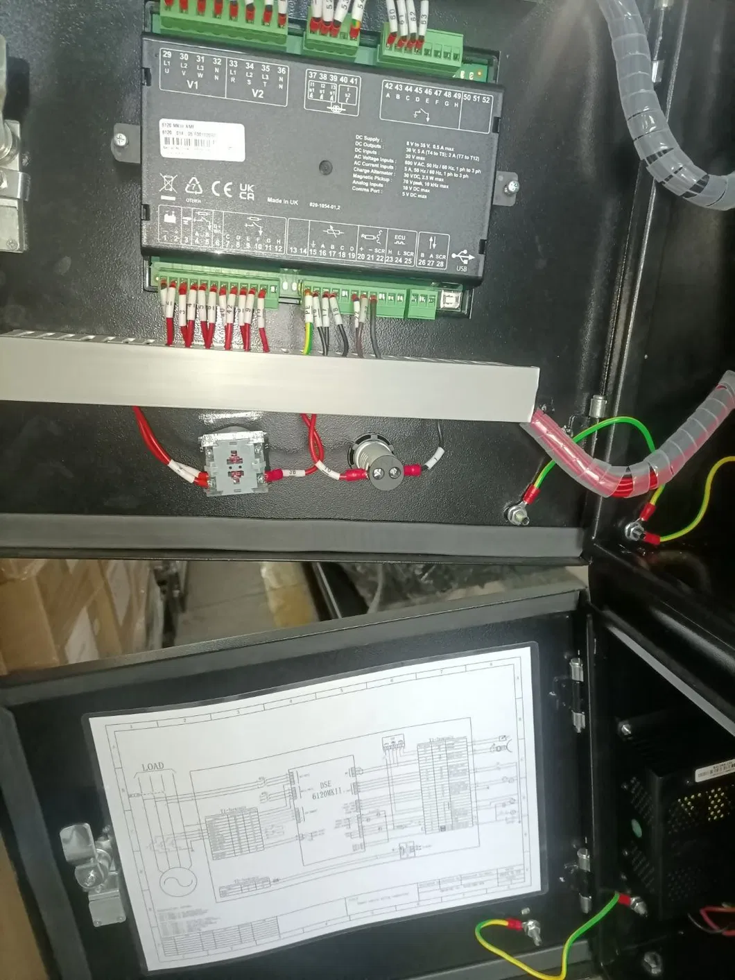 33kVA مولد ديزل كمينز في وضع الاستعداد 4b3.9-G12 مجموعة مولدات محرك كمينز Mc33D5 مولد