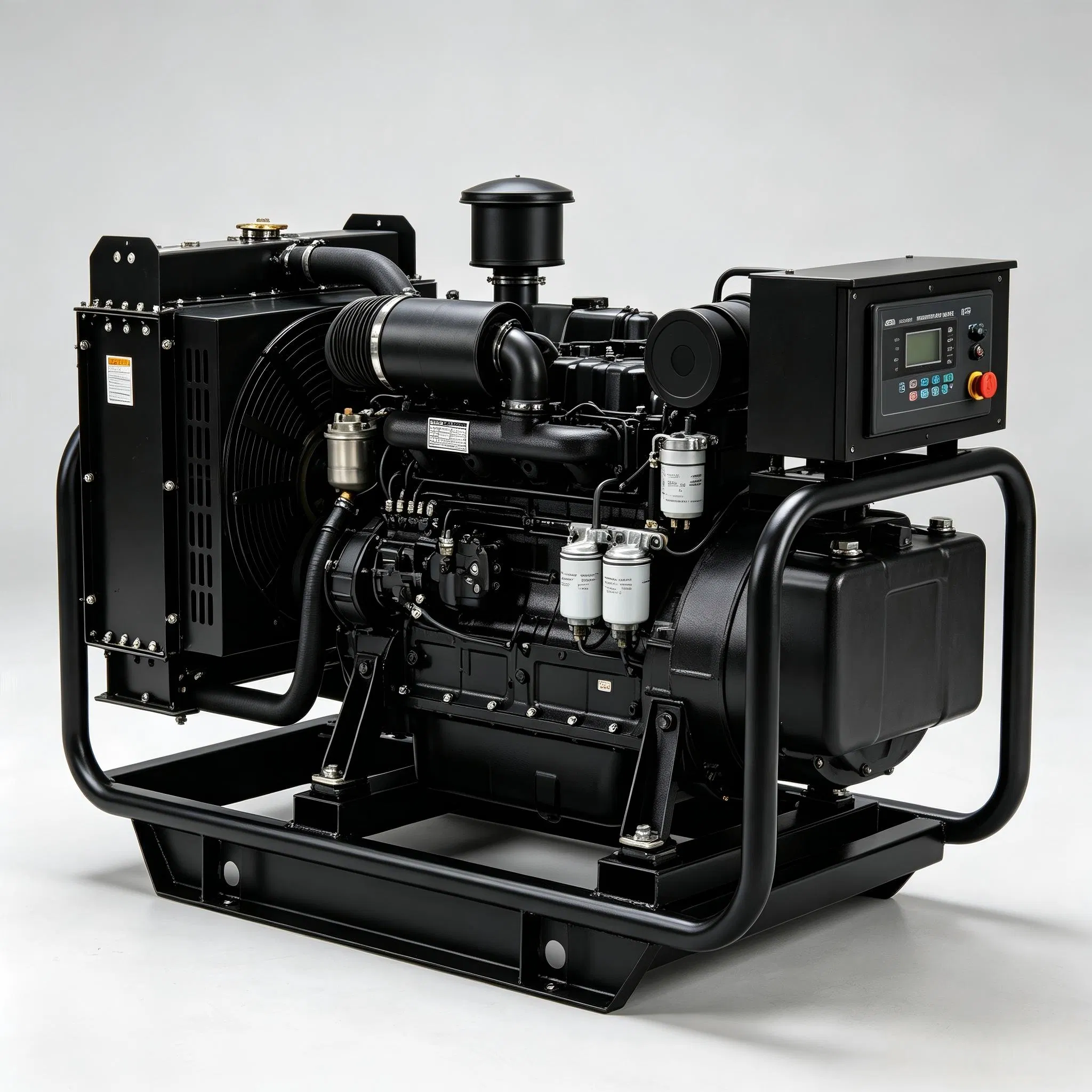 مولد ديزل صامت 50kw رئيسي 70kVA احتياطي 4-Cylinder مبرد بالماء للاستخدام الصناعي والإنشاءات الطارئة