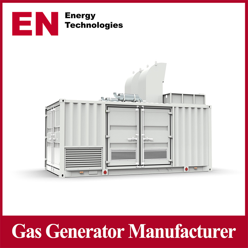 250kw 300kw 800kw 1200kw 3000kw مولد غاز حيوي طبيعي من الكتلة الحيوية/الغاز المسال/البروبان صامت عالي القدرة حاوية وقود مزدوج غاز الصرف الصحي فحم غاز التخليق غاز الخشب