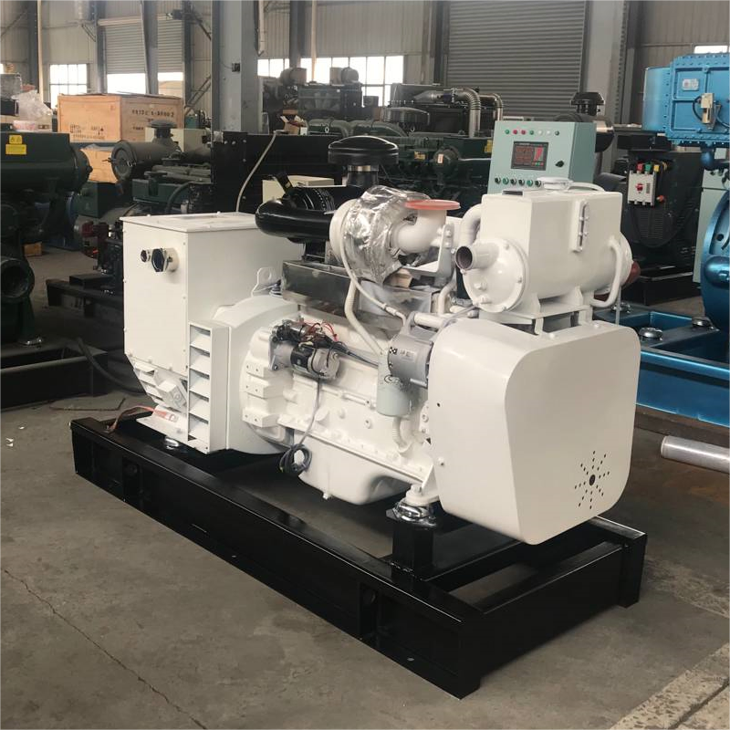 مجموعة مولدات الديزل البحرية بمحرك مشهور 100kVA مولد الديزل البحري