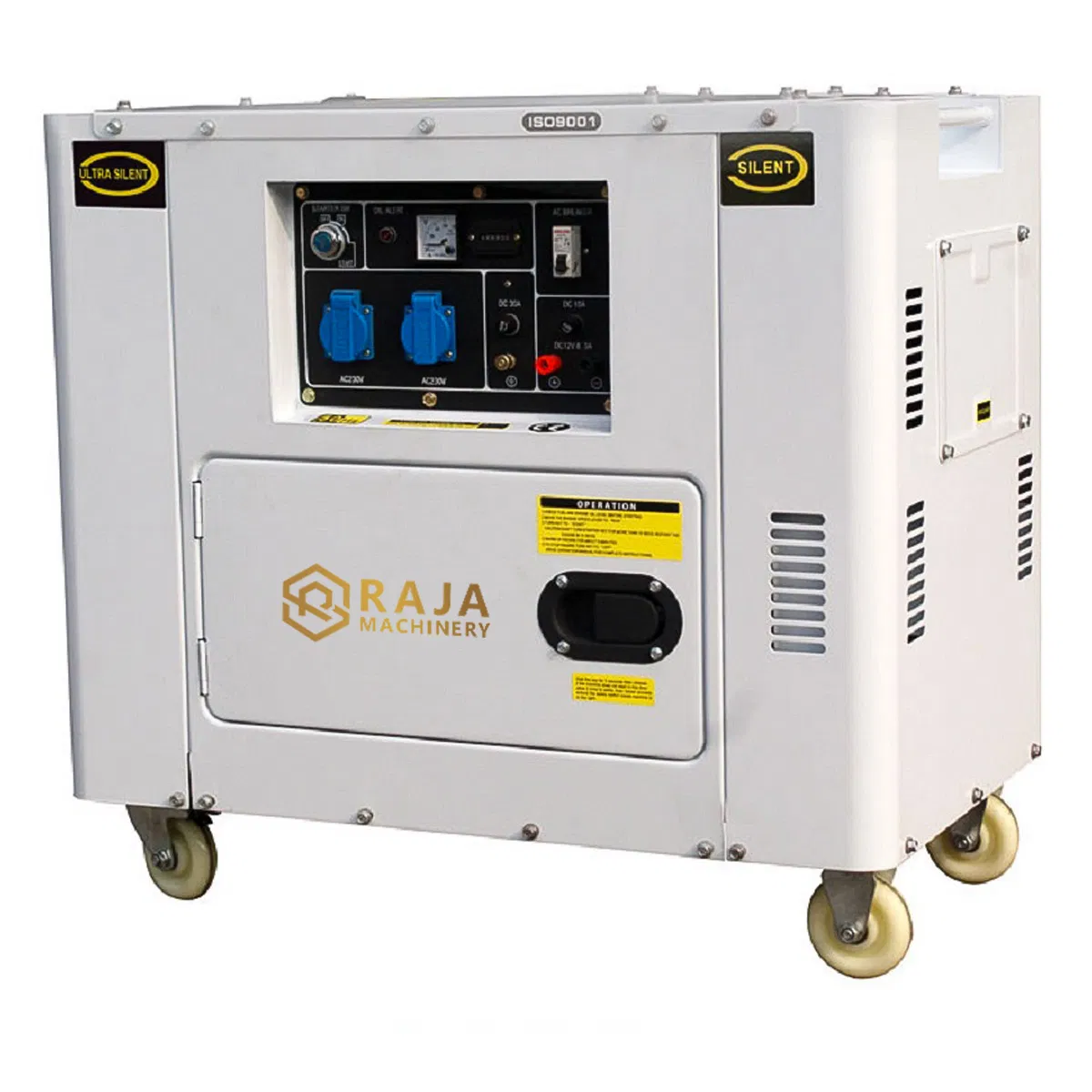 مولد ديزل تبريد هواء صامت للغاية 5.7KW لتوفير الكهرباء في الهواء الطلق