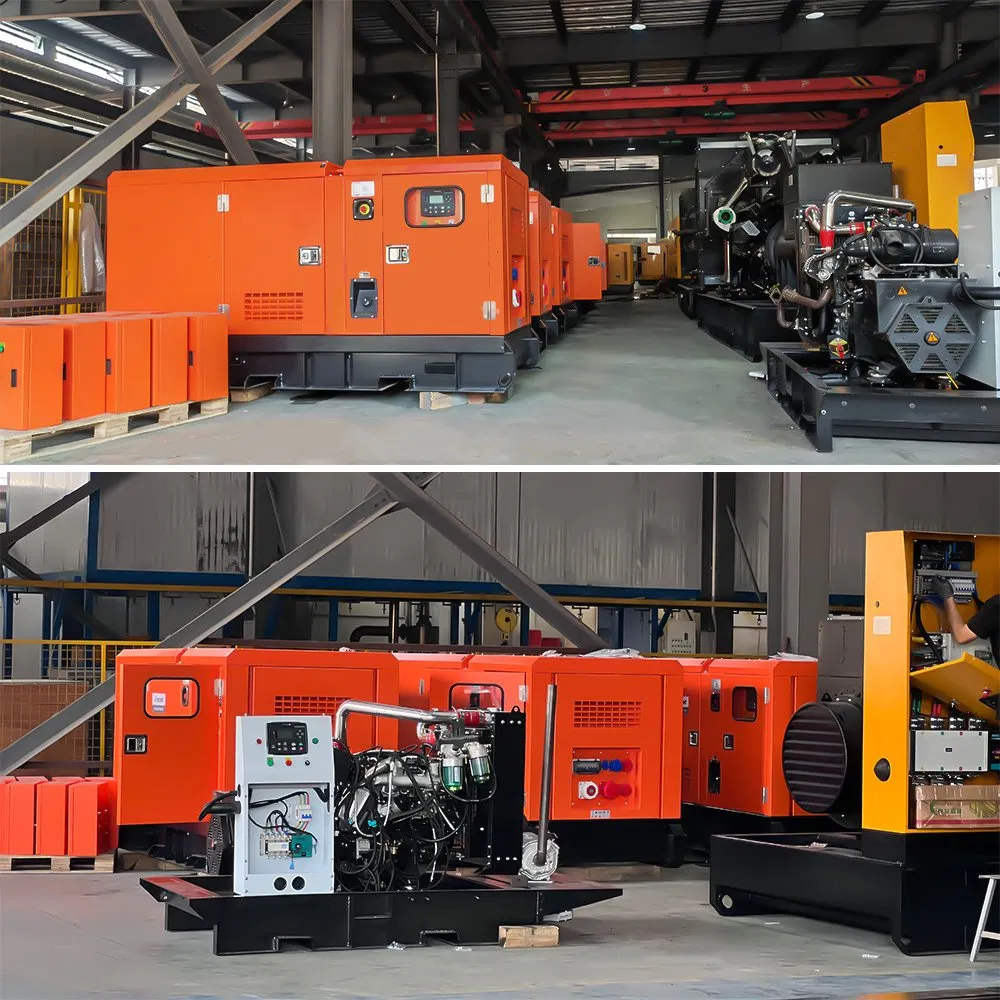 30kVA 24kw 40kVA 32kw مولد ديزل مائي صامت مزود بتبريد بمرحلة واحدة محمول