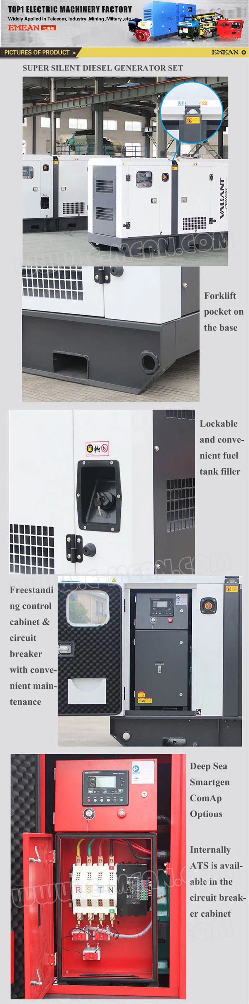 7kw 8kVA مولد ديزل محمول صامت للغاية