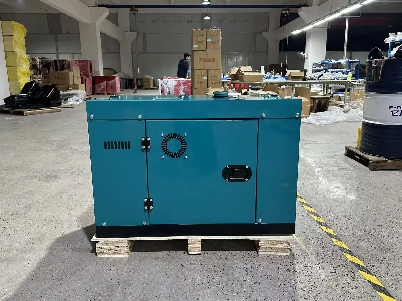 3kw 4kw 5kw 6kw 8kw 9kw 10kw 12kw 15kw 18kw 20kw مجموعة مولدات ديزل صامتة تعمل بالهواء مع أربع ضربات واسطوانتين 50Hz/60Hz