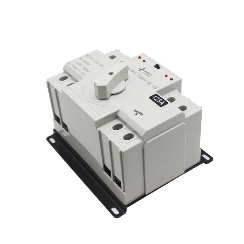 مفتاح النقل التلقائي 100AMP لمولد الديزل 2p 125A التحويل التلقائي للنقل