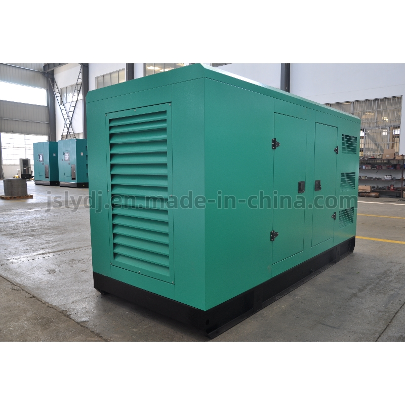 مولد ديزل ثابت وموثوق بقوة 180kw/225kVA, 500kVA, 1000kVA, مزود طاقة احتياطي 50Hz/60Hz, ثلاثي الطور/صامت منخفض الضوضاء عازل للصوت